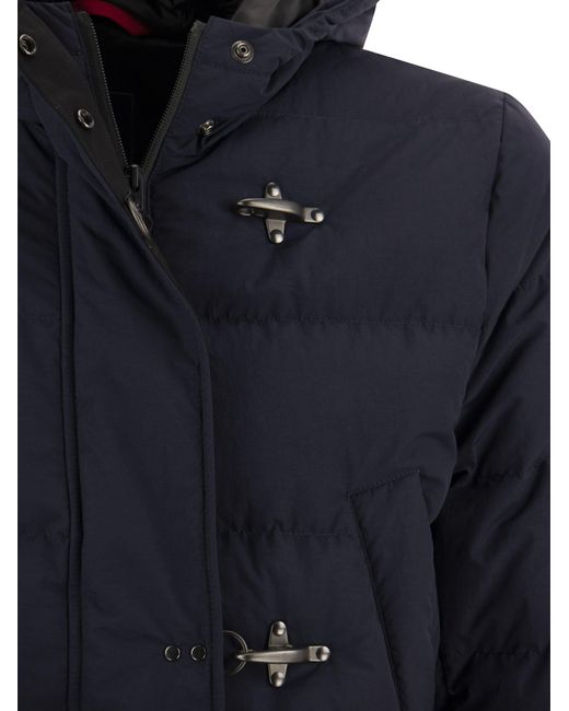 Fay Blue Feather Jacket 3 Hooks for men