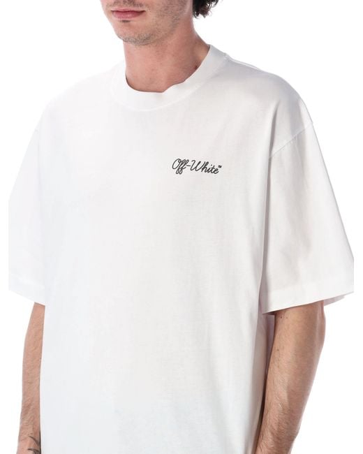 Off-White c/o Virgil Abloh White Script Skate T-Shirt