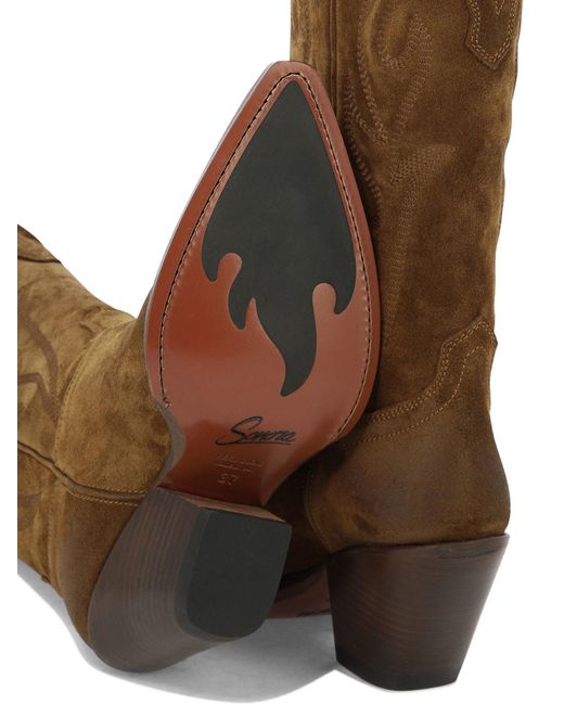Bottes de la cheville "Santa Fe" Sonora Boots en coloris Brown