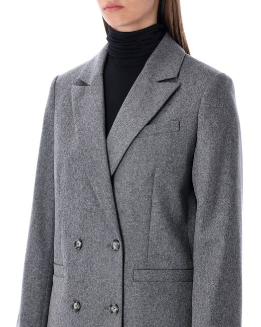 A.P.C. Gray Lucy Jacket Db
