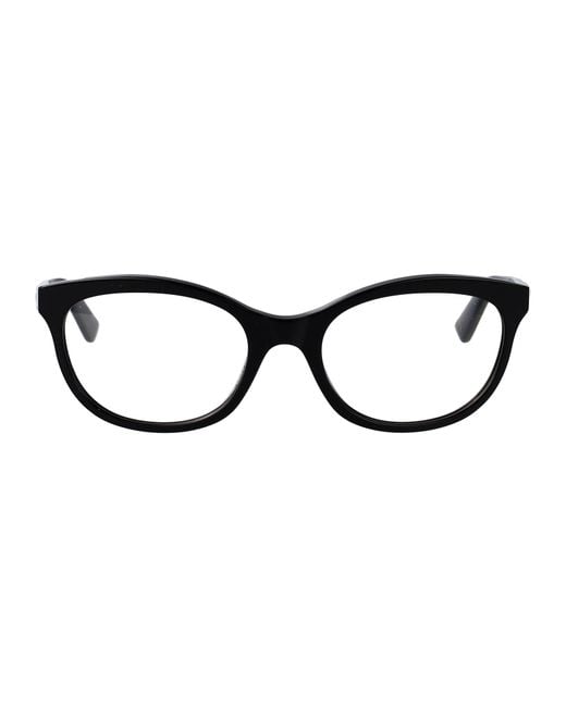 McQueen Black Squared Optical Am0569 O 001