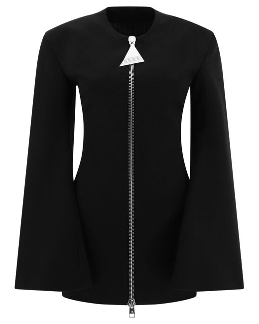 La mini robe Attico The Attico en coloris Black