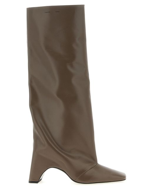 Coperni Brown 'Bridge' Stiefel