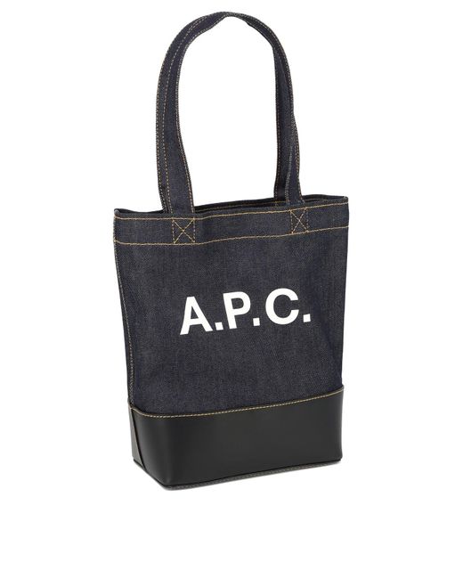 A.P.C. "axel" Tote -tas in het Black voor heren