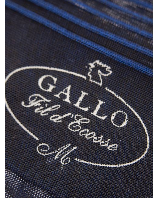 Gallo Blue Baumwolle lange Socken