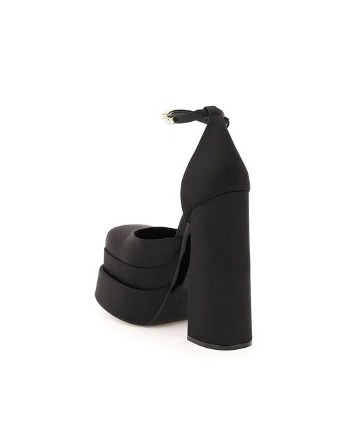 Versace Medusa Aevitas Dubbele Platformpompen in het Black