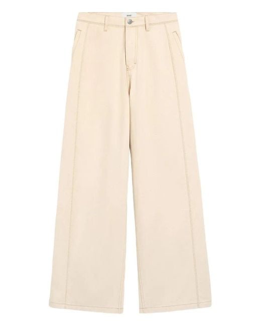 AMI Natural Jean Wide Fit Avec Bandes Laterales for men