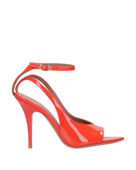 Castagna Red Sandals