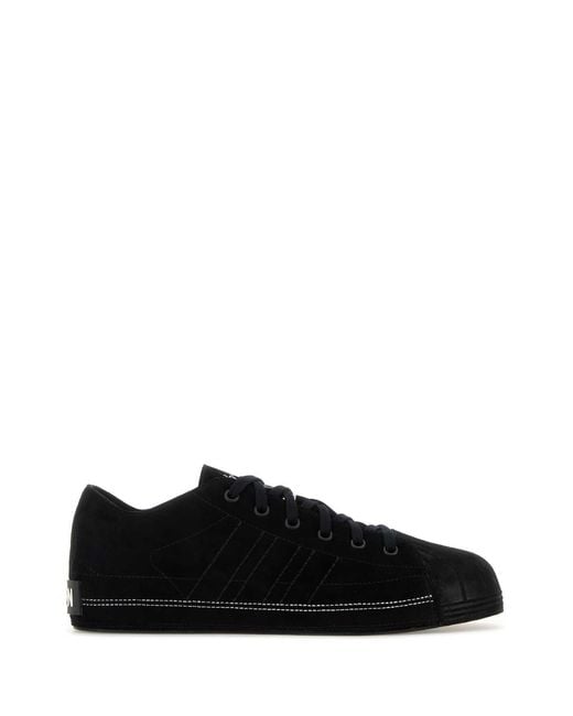 Y-3 Black Suede Nizzastar Sneakers
