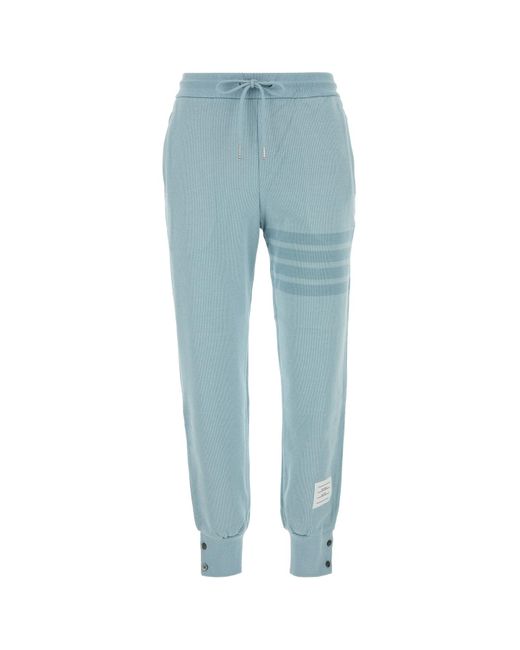 Thom Browne Blue Pantalone