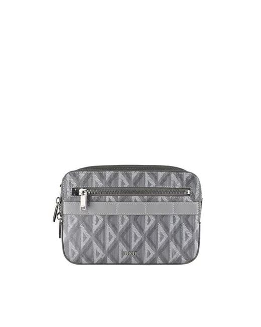 Dior Gray Safari Shoulder Bag