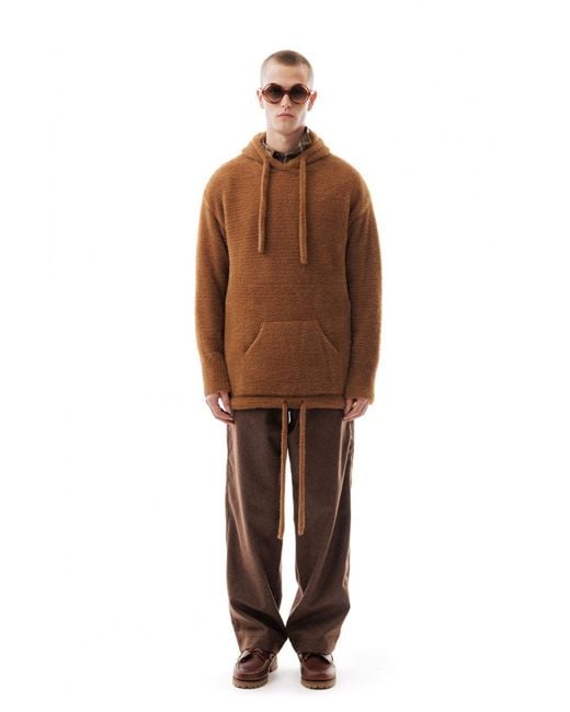 Pull à capuche LC23 en coloris Brown