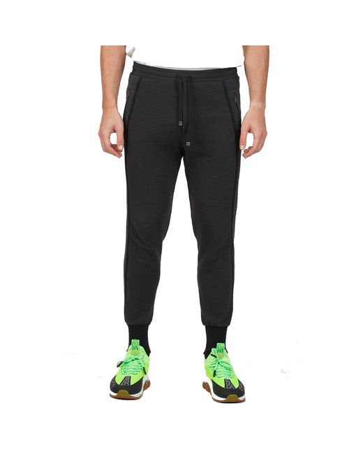 Pantalones de algodón Dolce & Gabbana de hombre de color Black