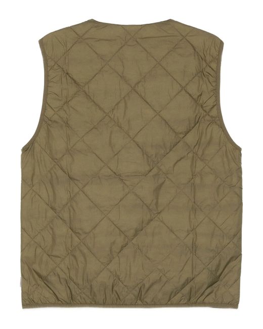 Gramicci Green Thermal Insulation Quilted Vest for men