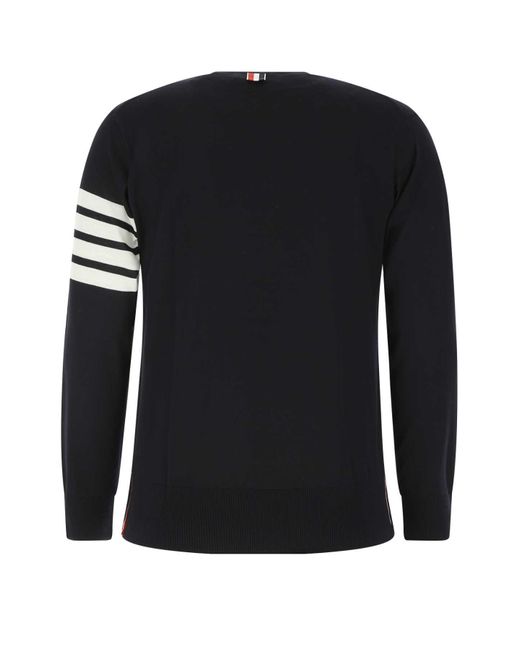 Thom Browne Black '4 Bar' Sweater for men