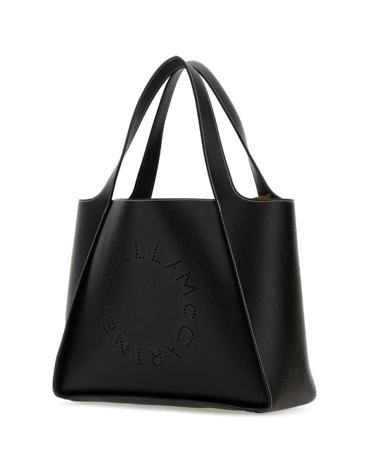 Stella McCartney Black Alter Mat Tote Handbag