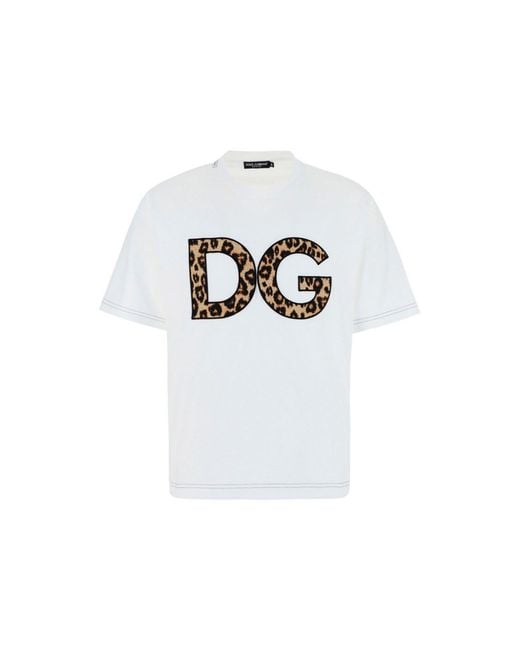 Dolce & Gabbana DG T -Shirt in White für Herren