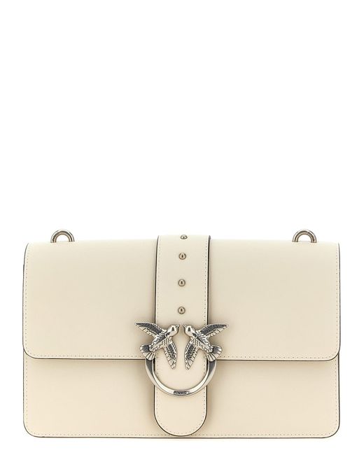 Love One Classic Borse A Tracolla Bianco-Donna di Pinko in Natural