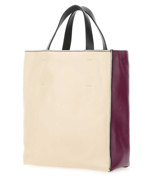 Marni Natural Leather Museo Soft Handbag