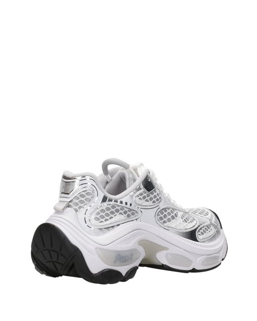 Ash Sneakers Zilver in het White