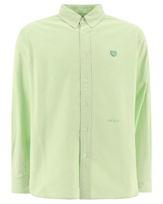 Human Made Green "Oxford Bd" Shirt for men