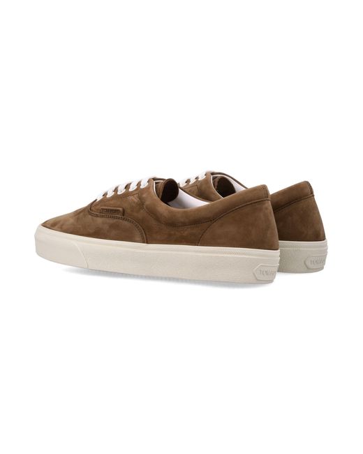 Tom Ford Brown Jude Suede Sneakers for men