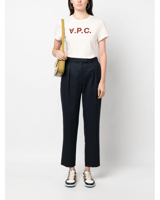 A.P.C. Blue Pantalon Marion Clothing