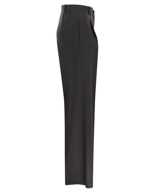Weekend by Maxmara Black Salsa Straight Leg Trousers