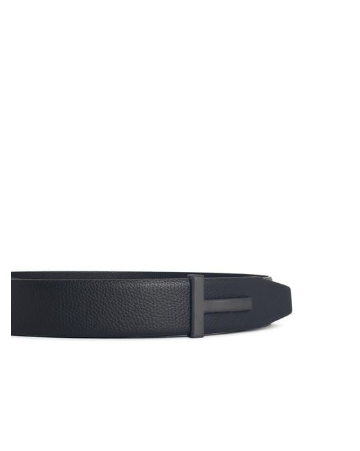Tom Ford White Leather Belt for men