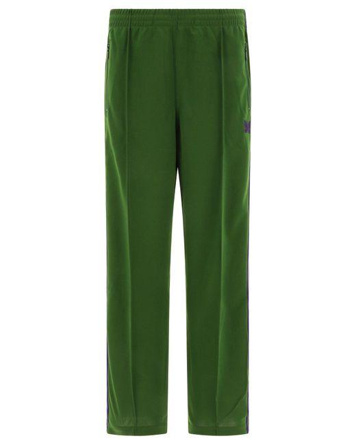 I pantaloni di binari degli aghi di Needles in Green da Uomo