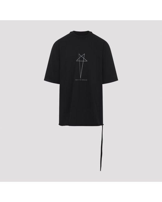 Rick Owens Black Jumbo Ss T Shirt