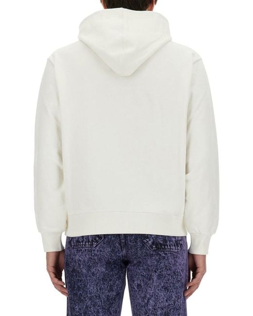 Marni Blue Sweatshirt With Logo for men