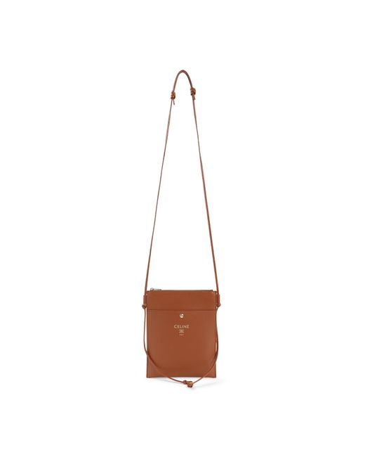 Céline White Mini Sharp Pouch Handbag
