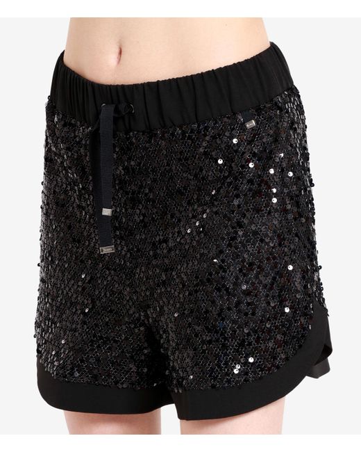 Herno Black Shorts