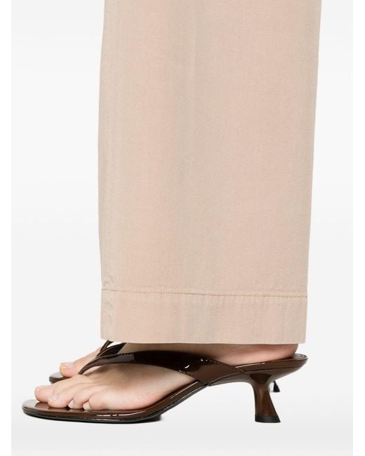 Via Masini 80 White Wide-Leg Trousers