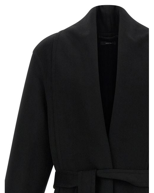 Tom Ford Black Cashmere Wool Coat for men