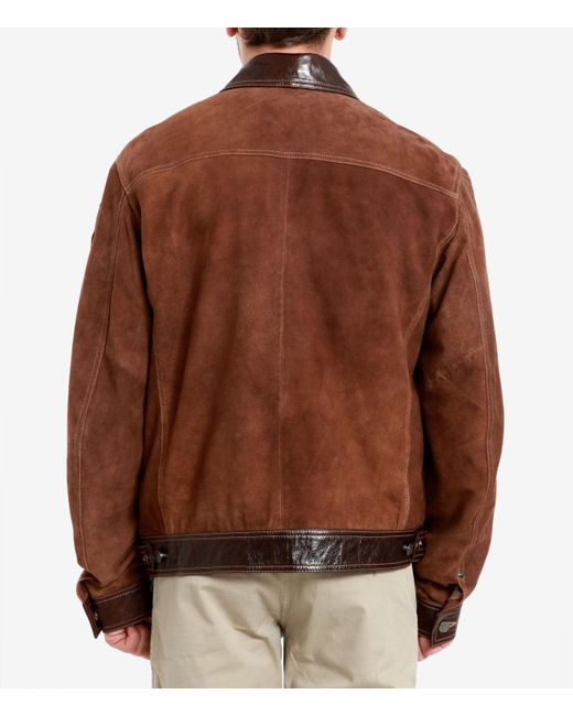 Blauer Brown Mäntel braun