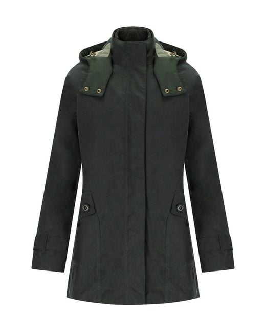 Barbour Black Cannich Wax Hooded Jacket