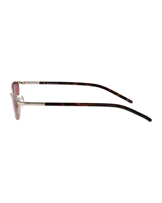 McQueen Red Havana- Metal Sunglasses