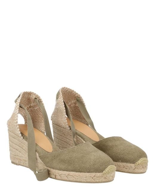 Castaner Metallic Solid Carina Wedges