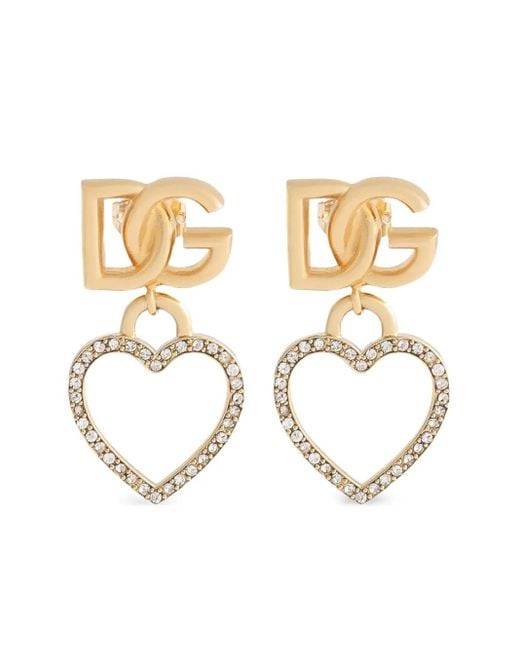 Dolce & Gabbana Dg Hanger Oorbellen in het Metallic