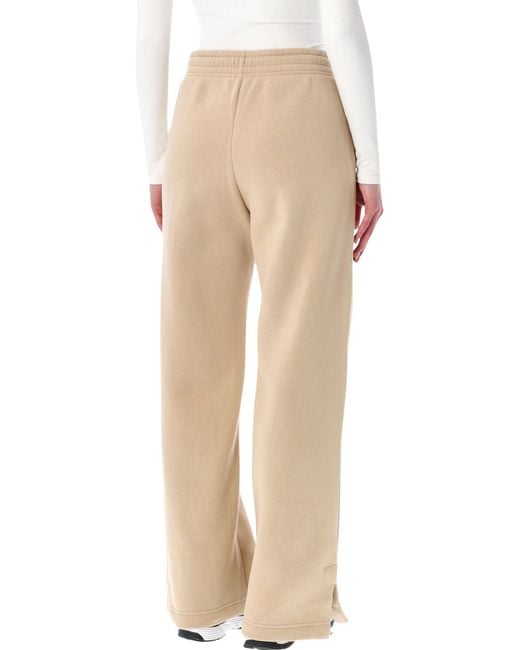 Nike Natural Wide-Leg Fleece Trousers