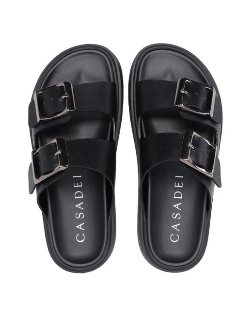 Casadei Black Sandals