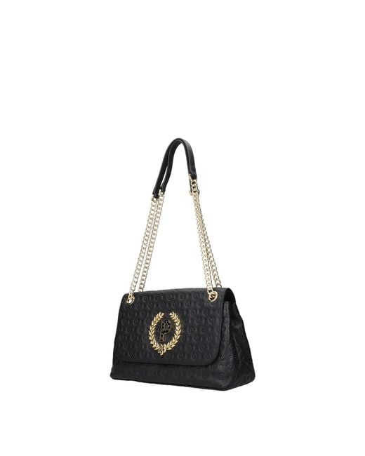 Pollini Black Shoulder Bags Leather