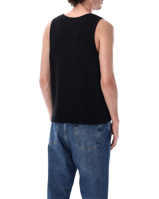 Studio Nicholson Black Razim Cotton Jersey Tank