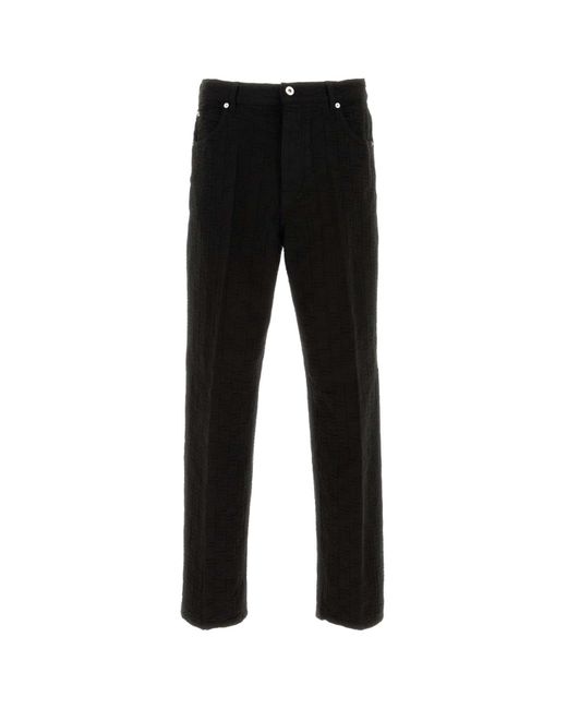 Ferragamo Black Cotton Pant for men