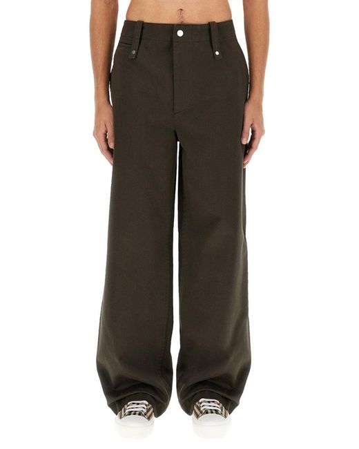 Burberry Katoenen Broek in het Brown voor heren