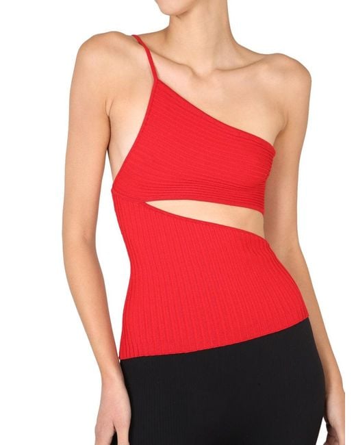 ANDREADAMO Red One-piece Top