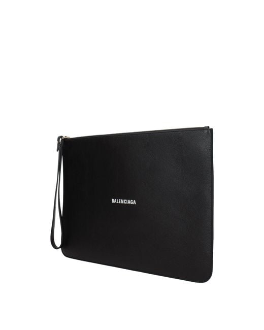 Balenciaga Black Pochette Donna Pelle Nero for men
