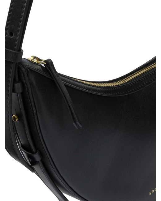 Soeur Black Wino Shoulder Bags